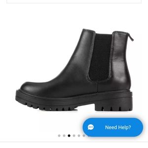 Black Combat boots, New in Box. Size 8